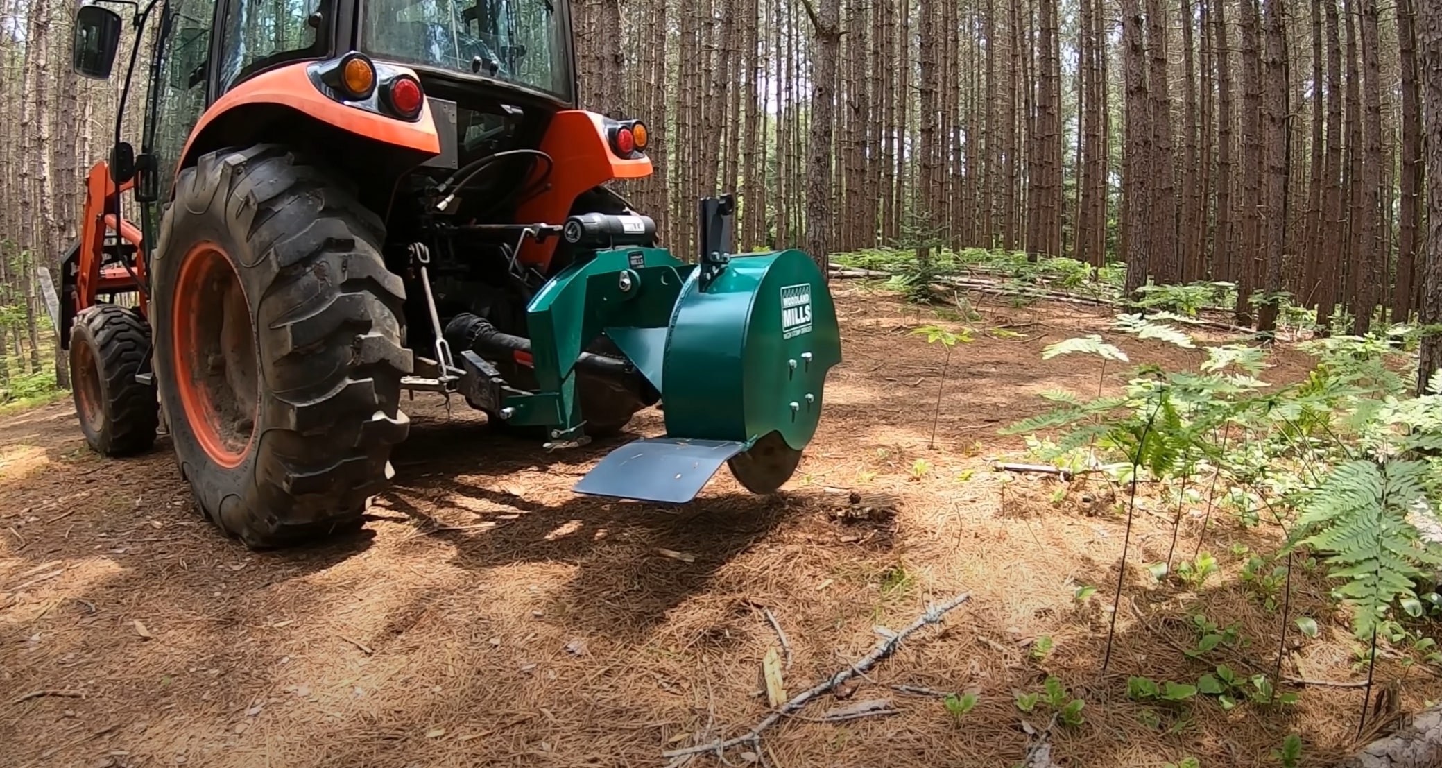 Professional stump grinding equipment removing tree stumps in Oak Lawn, IL